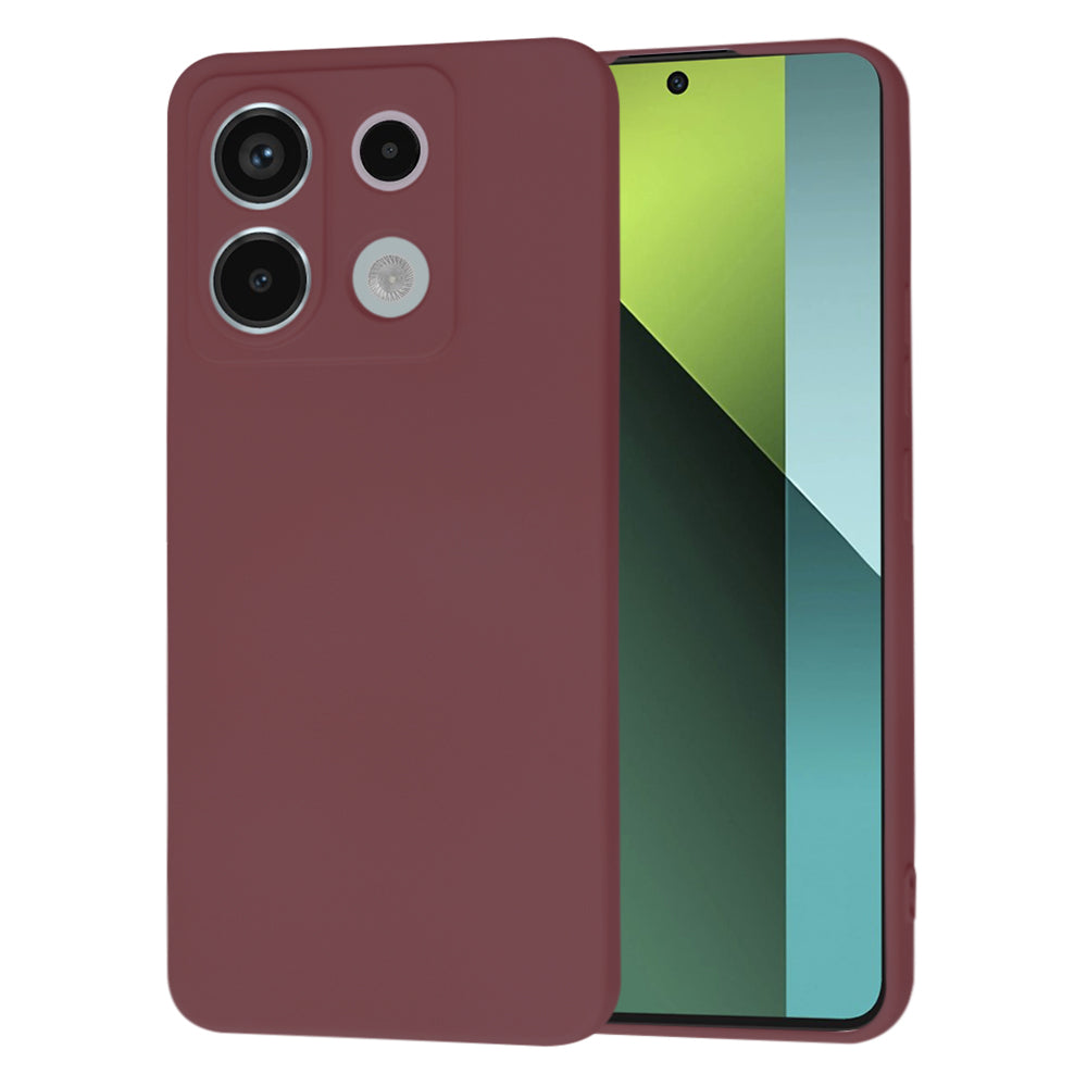 Funda para Xiaomi Poco X6 / Redmi Note 13 Pro 5G, Techsuit, SoftFlex, Cereza
