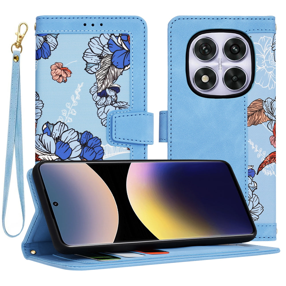 Funda para Xiaomi Poco X7 / Note 14 Pro 5G, Techsuit, FlipCraft, Azul