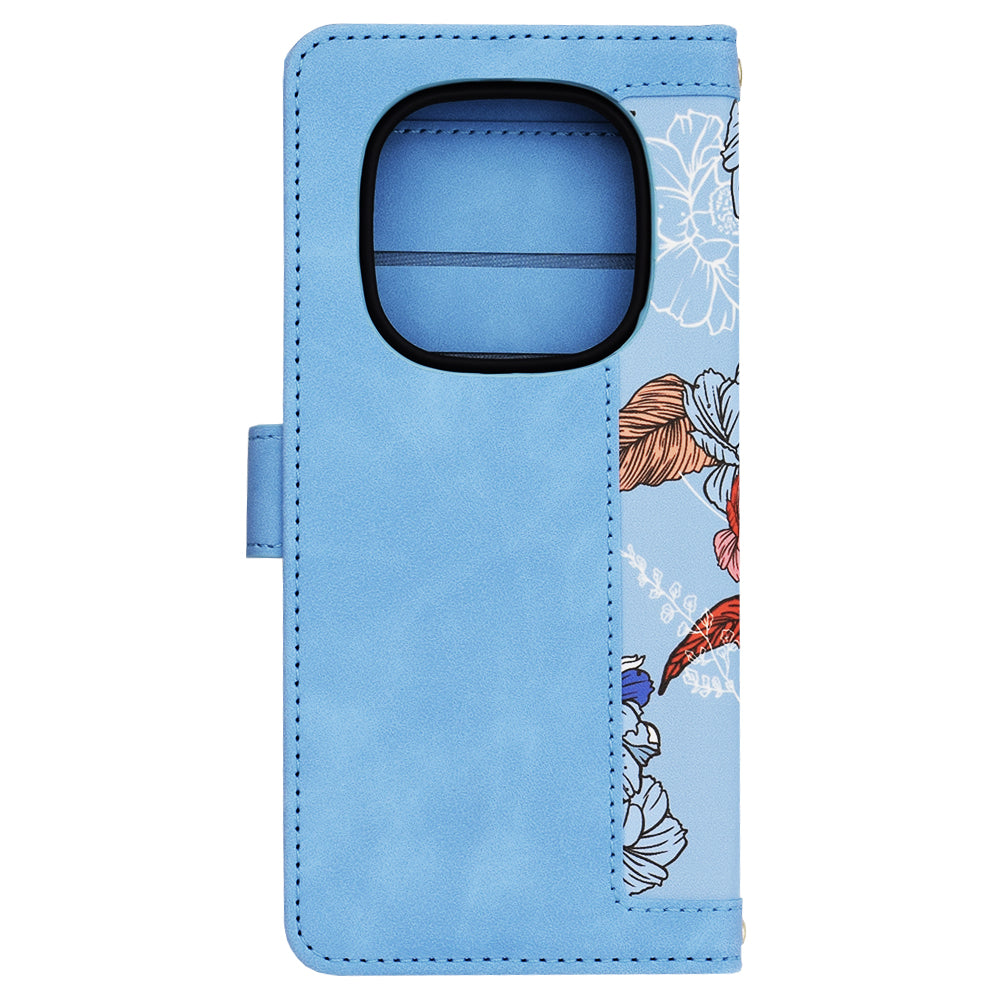 Funda para Xiaomi Poco X7 / Note 14 Pro 5G, Techsuit, FlipCraft, Azul