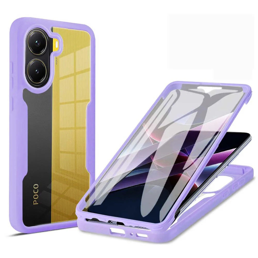 Funda para Xiaomi Poco X7 Pro, Techsuit, ColorVerse 360, Morado