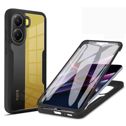 Case for Xiaomi Poco X7 Pro, Techsuit, ColorVerse 360, Black
