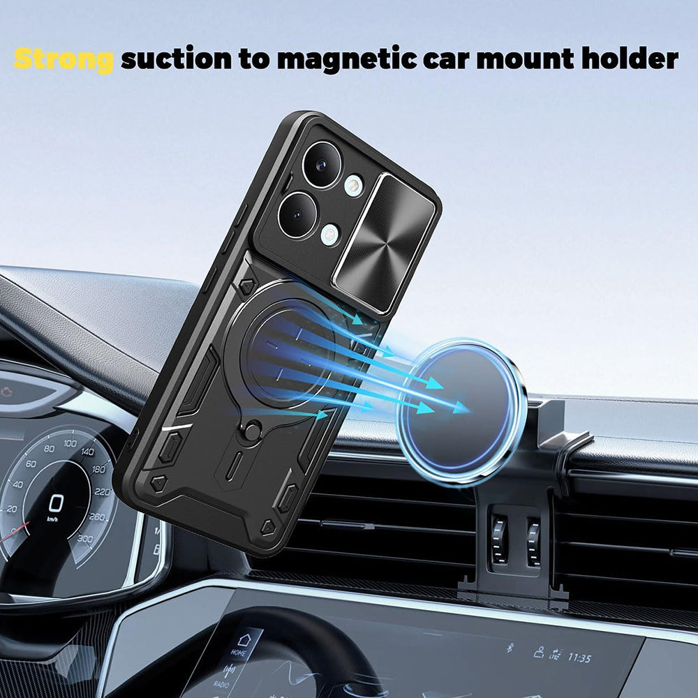 Funda para Xiaomi Poco X8 Pro Max, Techsuit, CamGuard Pro, Negra