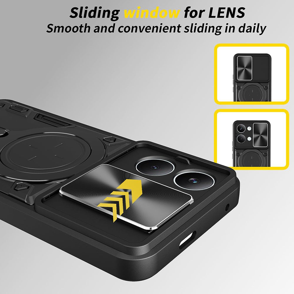 Funda para Xiaomi Poco X8 Pro Max, Techsuit, CamGuard Pro, Negra