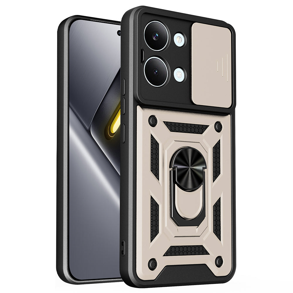 Funda para Xiaomi Poco X8 Pro Max, Techsuit, CamShield, Dorada