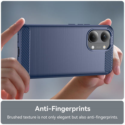 Funda para Xiaomi Poco X8 Pro Max, Techsuit, Carbono, Azul