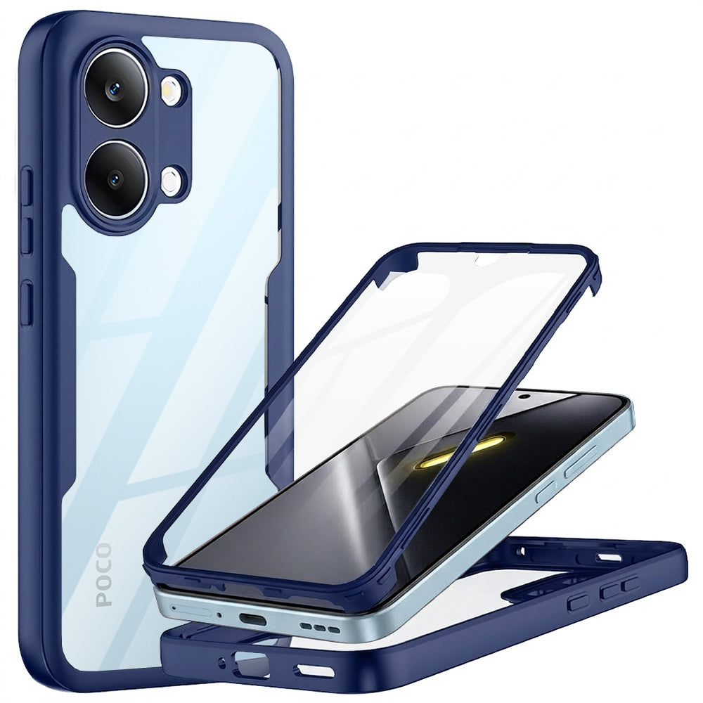 Funda para Xiaomi Poco X8 Pro Max, Techsuit, ColorVerse 360, Azul