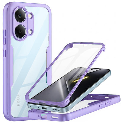 Funda para Xiaomi Poco X8 Pro Max, Techsuit, ColorVerse 360, Morado