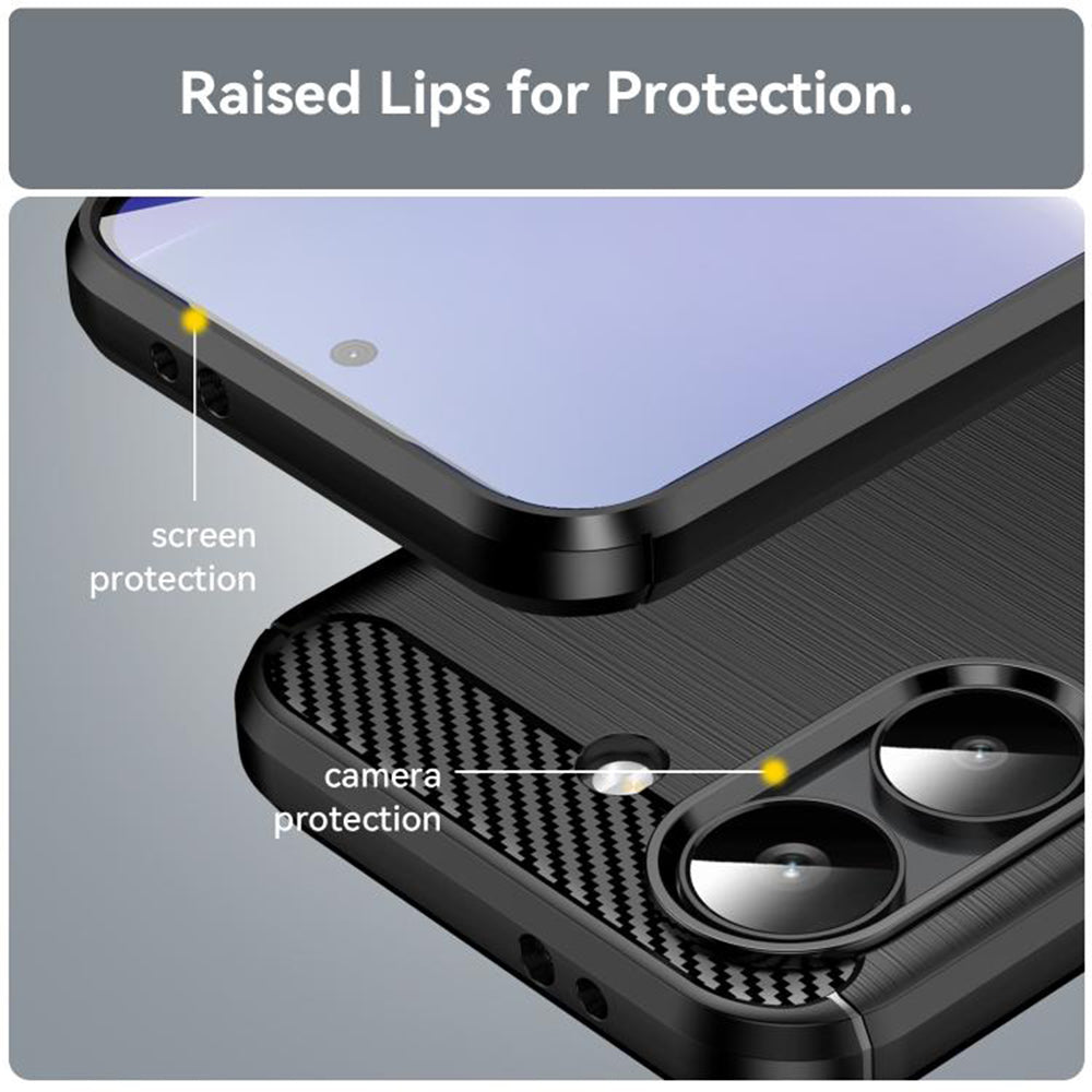 Case for Xiaomi Poco X8 Pro, Techsuit, Carbon, Black
