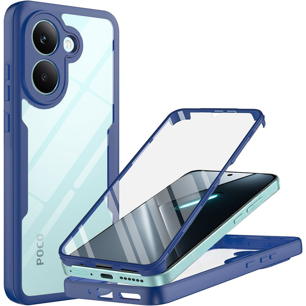 Funda para Xiaomi Poco X8 Pro, Techsuit, ColorVerse 360, Azul