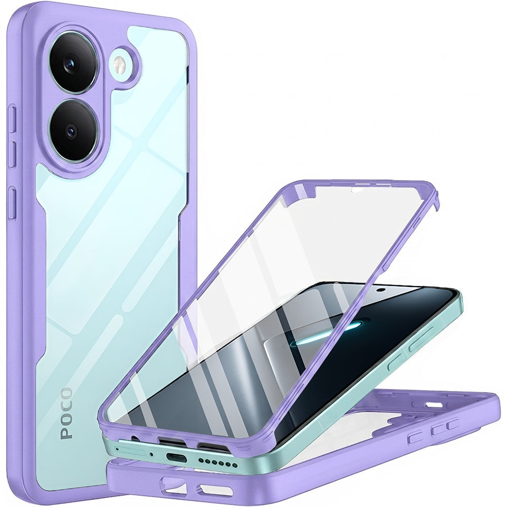 Funda para Xiaomi Poco X8 Pro, Techsuit, ColorVerse 360, Morado