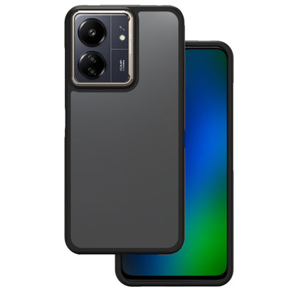 Funda para Xiaomi Poco M6 / Redmi 13C 5G, OEM, Crystal Black, Gris