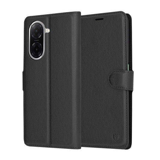 Funda para Xiaomi Redmi A5 4G (Regional), Techsuit, Folio de cuero, Negra