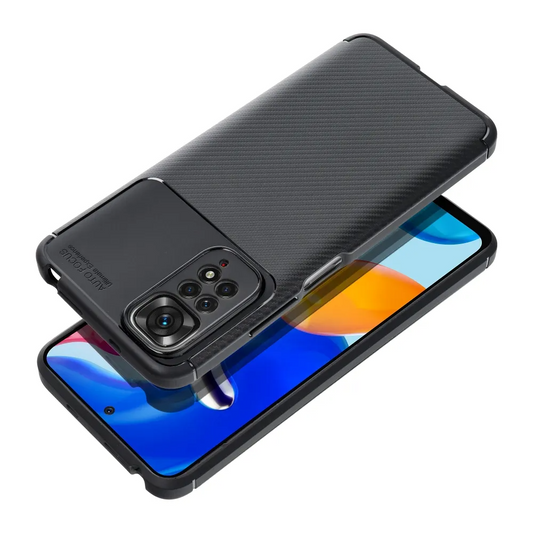 Funda para Xiaomi Redmi Note 13 5G, OEM, Carbono Premium, Negra
