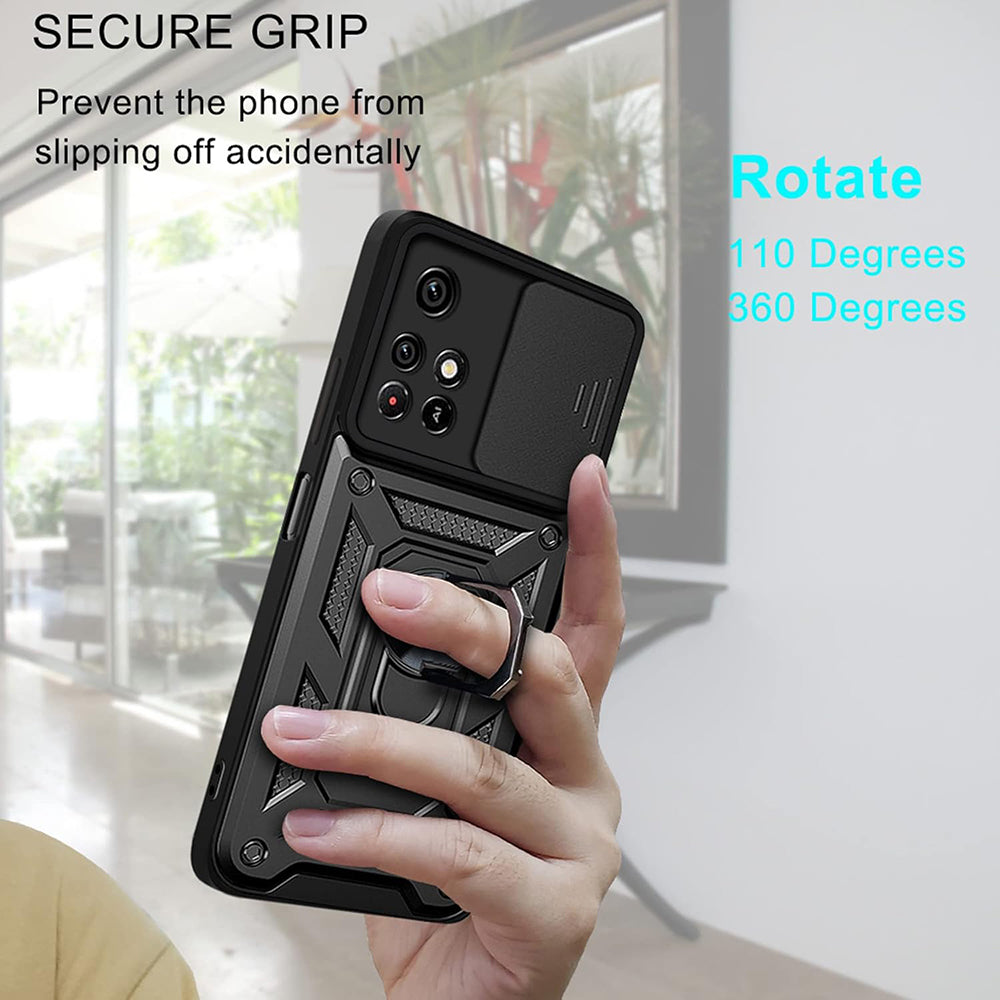 Funda para Xiaomi Redmi 10 2022 / 10 (2021), Techsuit, CamShield, Negra