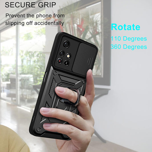 Funda para Xiaomi Redmi 10 2022 / 10 (2021), Techsuit, CamShield, Negra