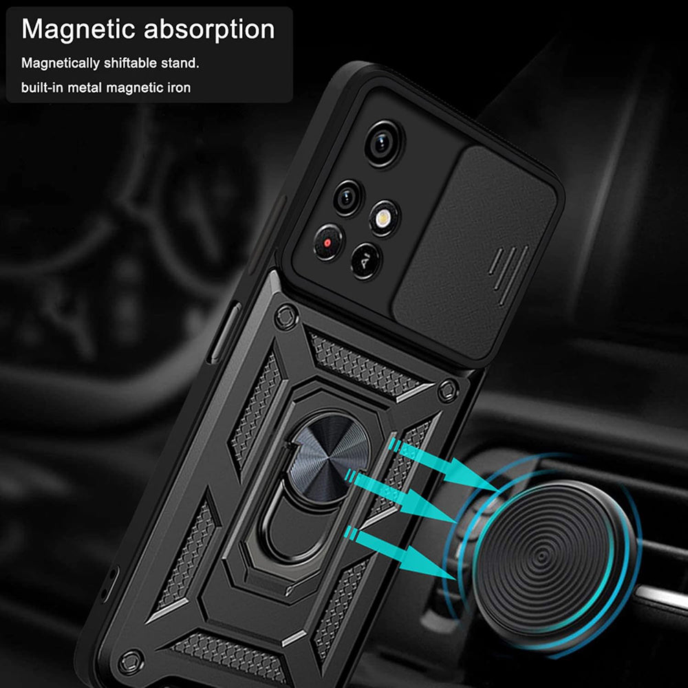 Funda para Xiaomi Redmi 10 2022 / 10 (2021), Techsuit, CamShield, Negra