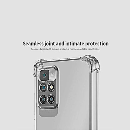 Funda para Xiaomi Redmi 10 2022 / 10 (2021), Techsuit, Transparente a prueba de golpes