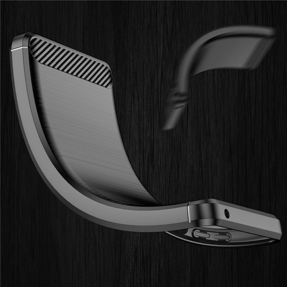 Funda para Xiaomi Redmi 10C, Techsuit, Carbono, Negra
