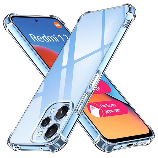 Funda para Xiaomi Redmi 12 5G / 12, Techsuit, Antigolpes Transparente, Transparente