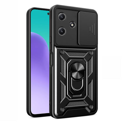 Funda para Xiaomi Redmi 12 5G, Techsuit, CamShield, Negra