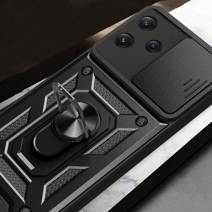 Funda para Xiaomi Redmi 12 5G, Techsuit, CamShield, Negra