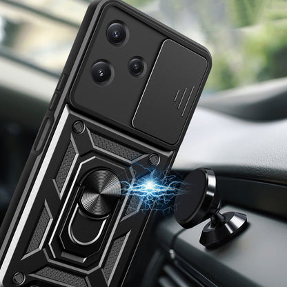 Funda para Xiaomi Redmi 12 5G, Techsuit, CamShield, Negra