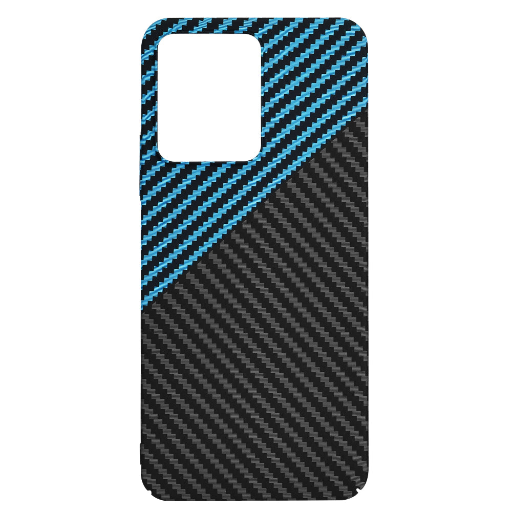 Funda para Xiaomi Redmi 13C 5G / 13C / Poco C65, Techsuit, Carbonite FiberShell, Negra Bleu
