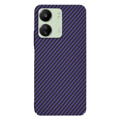 Funda para Xiaomi Redmi 13C 5G / 13C / Poco C65, Techsuit, Carbonite FiberShell, Morado