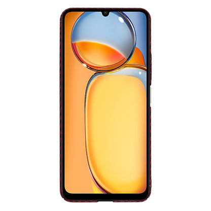 Funda para Xiaomi Redmi 13C 5G / 13C / Poco C65, Techsuit, Carbonite FiberShell, Roja
