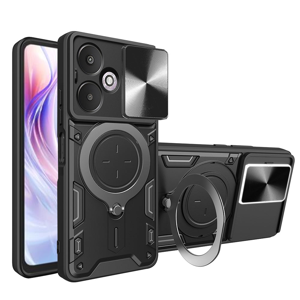 Funda para Xiaomi Redmi 13C 5G, Techsuit, CamGuard Pro, Negra