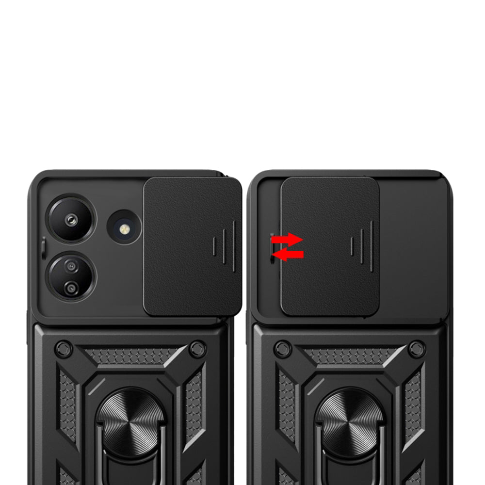 Funda para Xiaomi Redmi 13C 5G, Techsuit, CamShield, Rosa