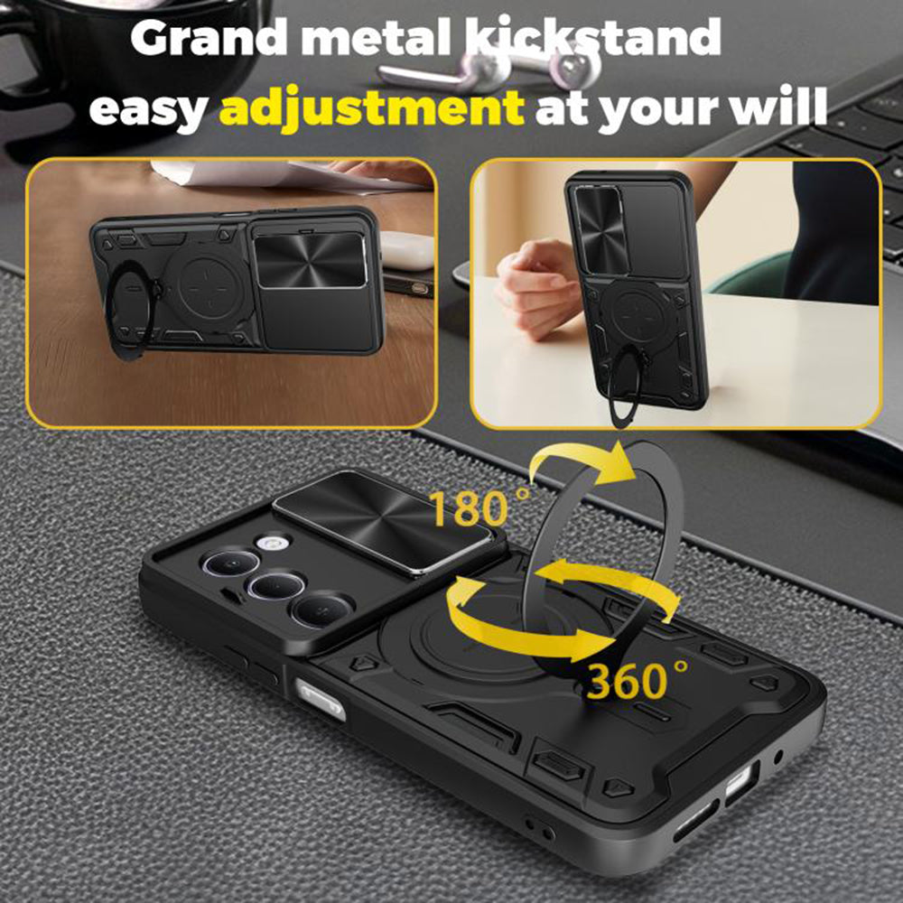 Funda para Xiaomi Redmi 15 5G / 15 4G, Techsuit, CamGuard Pro, Morado