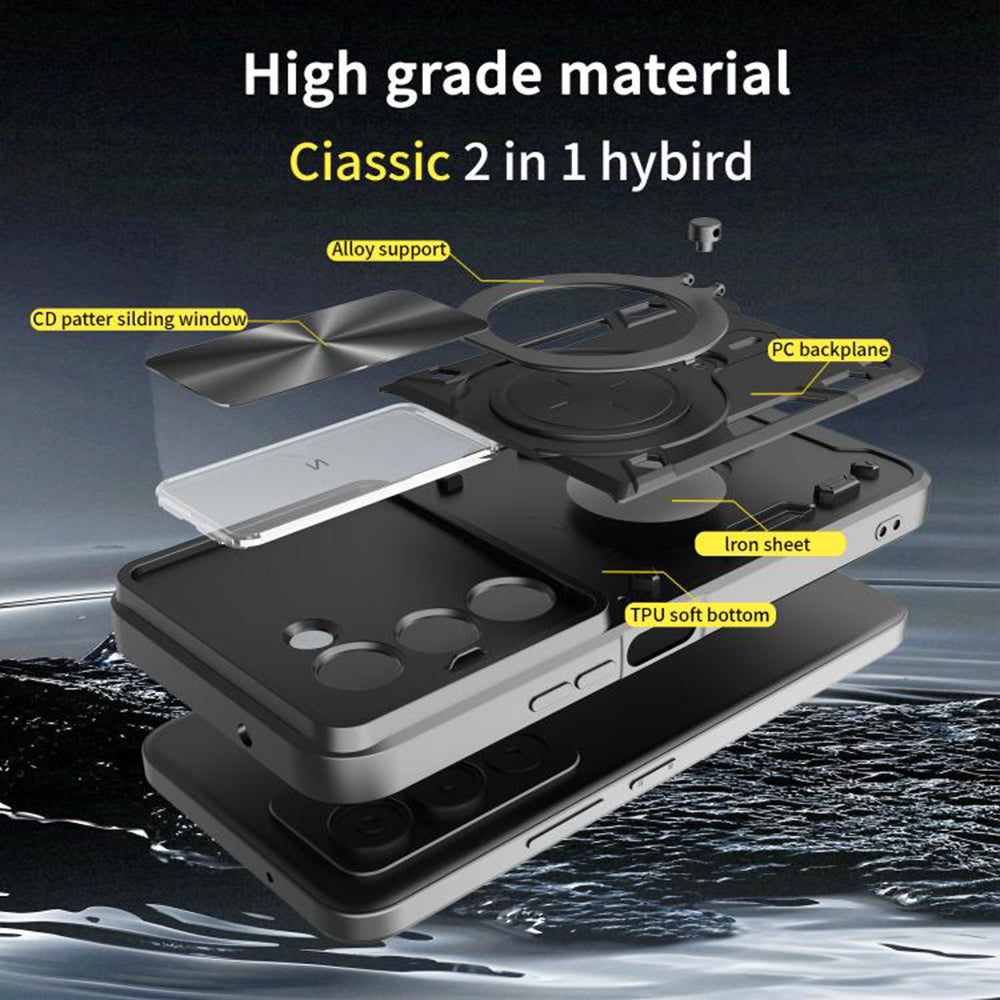 Funda para Xiaomi Redmi 15 5G / 15 4G, Techsuit, CamGuard Pro, Morado