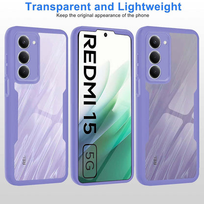 Funda para Xiaomi Redmi 15 5G / 15 4G, Techsuit, ColorVerse 360, Morado