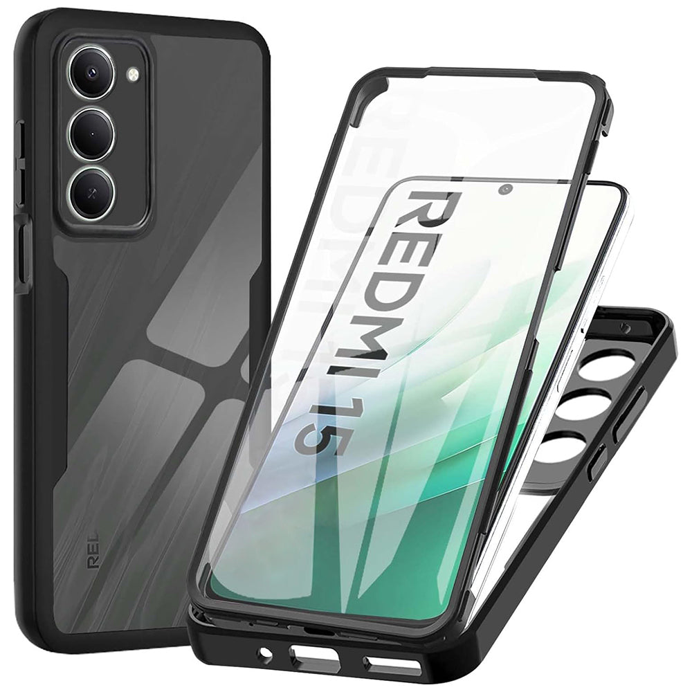 Funda para Xiaomi Redmi 15 5G / 15 4G, Techsuit, ColorVerse 360, Negra