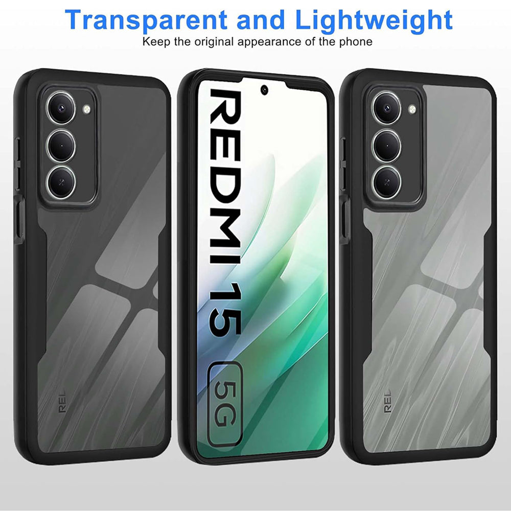 Funda para Xiaomi Redmi 15 5G / 15 4G, Techsuit, ColorVerse 360, Negra