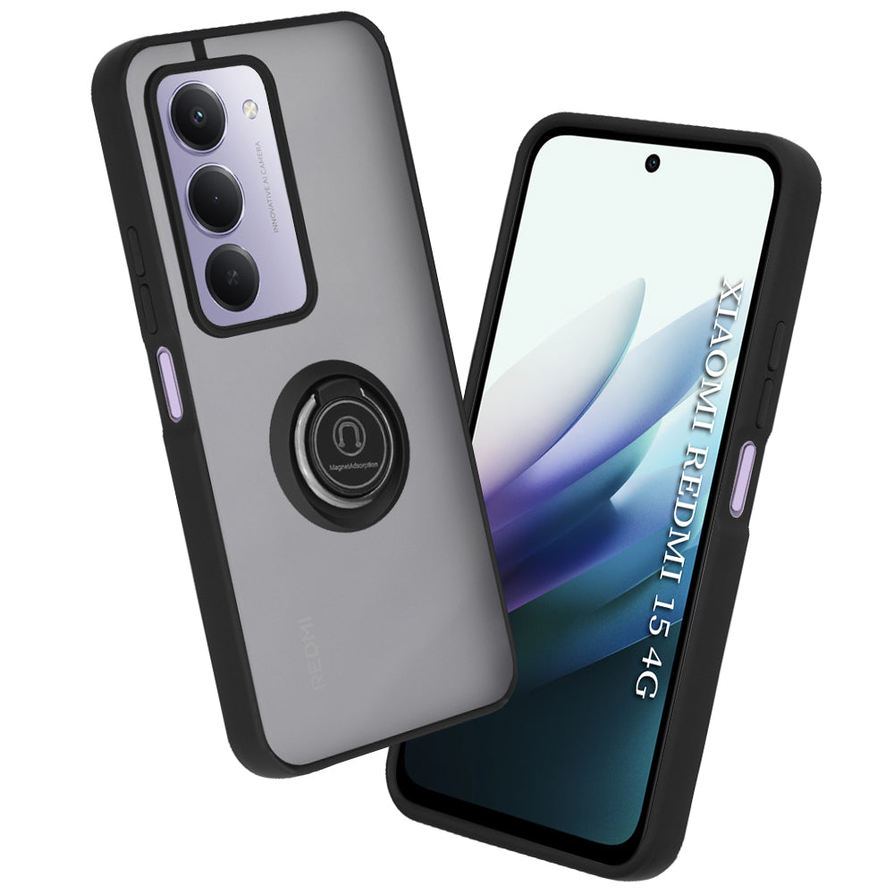 Funda para Xiaomi Redmi 15 5G / 15 4G, Techsuit, Glinth, Negra