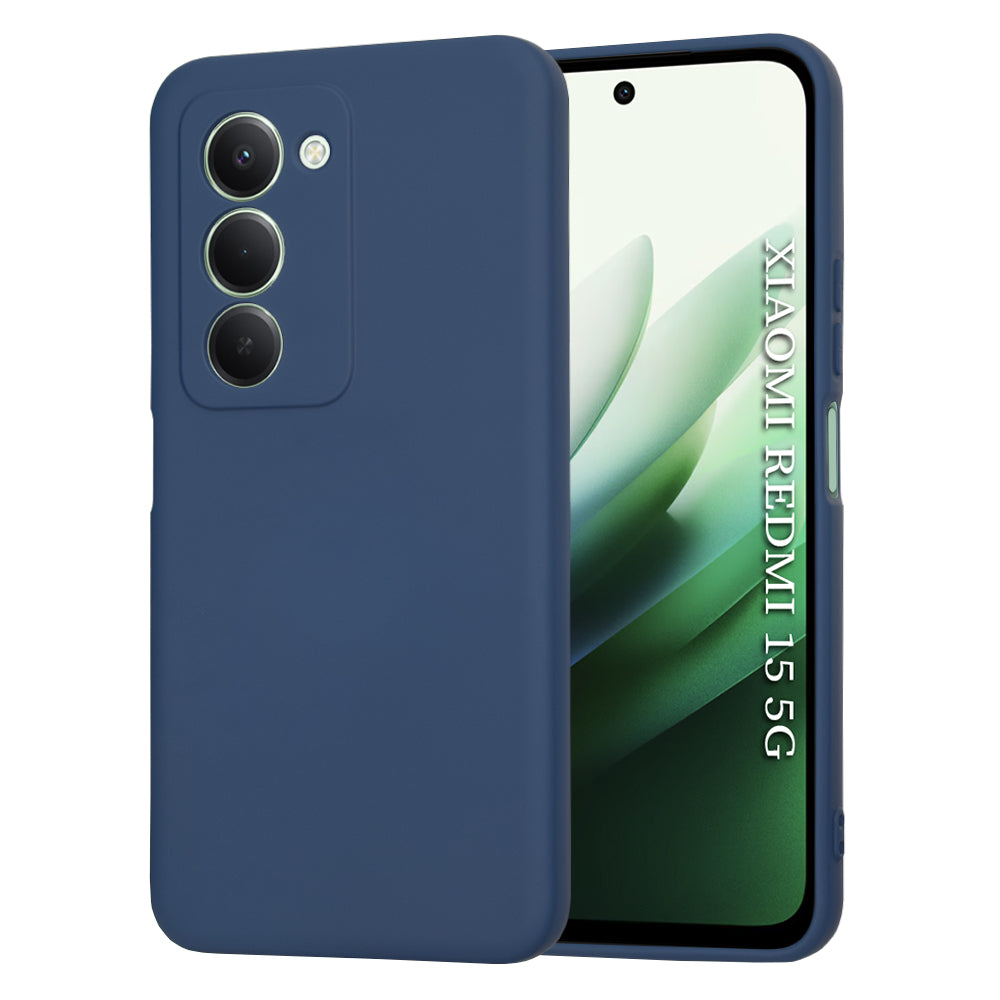 Funda para Xiaomi Redmi 15 5G / 15 4G, Techsuit, SoftFlex, Azul marino