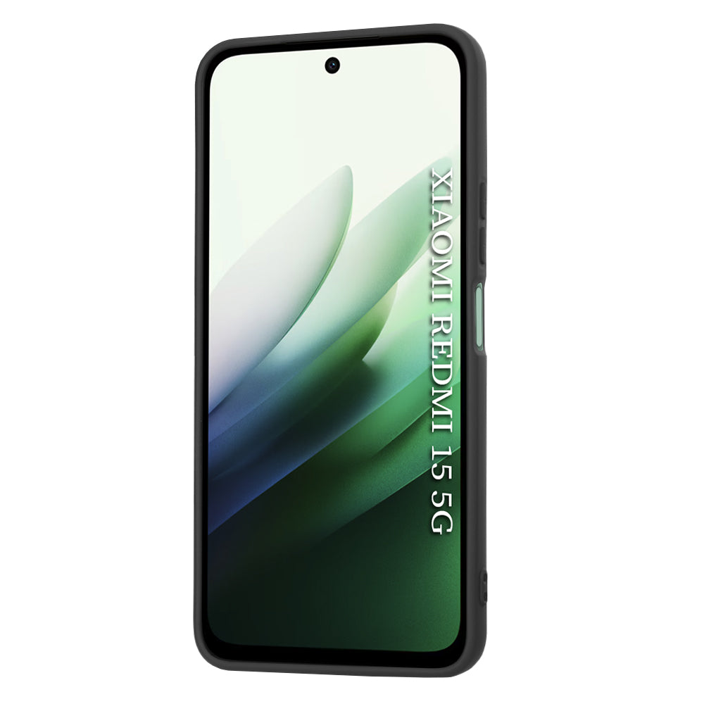 Funda para Xiaomi Redmi 15 5G / 15 4G, Techsuit, SoftFlex, Negra
