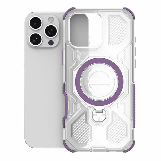 Funda para Xiaomi Redmi 15C 5G / 15C 4G, Techsuit, Carbon Shield Pro, Morado