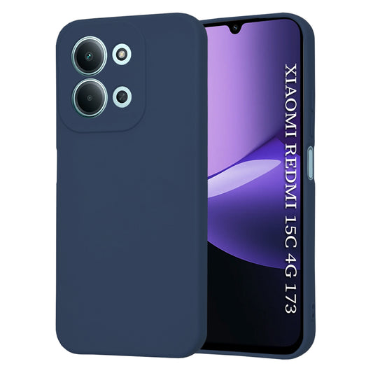 Funda para Xiaomi Redmi 15C 5G / 15C 4G, Techsuit, SoftFlex, Azul marino