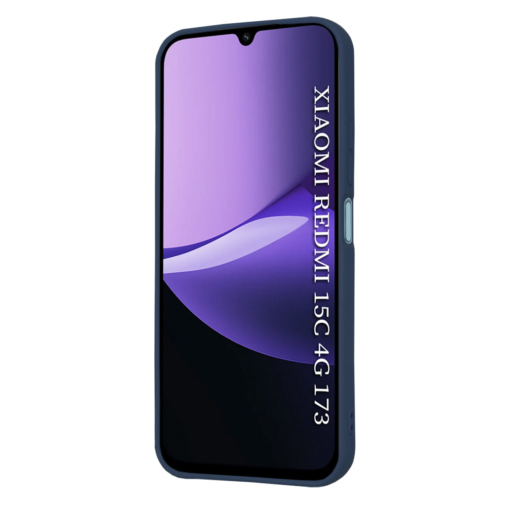 Funda para Xiaomi Redmi 15C 5G / 15C 4G, Techsuit, SoftFlex, Azul marino