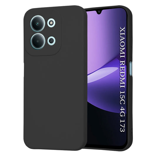 Funda para Xiaomi Redmi 15C 5G / 15C 4G, Techsuit, SoftFlex, Negra