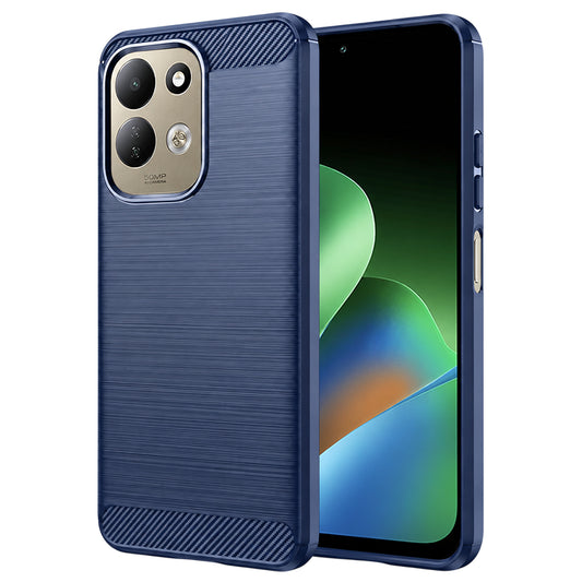 Funda para Xiaomi Redmi 17 5G / 17 4G, Techsuit, Carbono, Azul