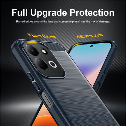 Case for Xiaomi Redmi 17 5G / 17 4G, Techsuit, Carbon, Blue