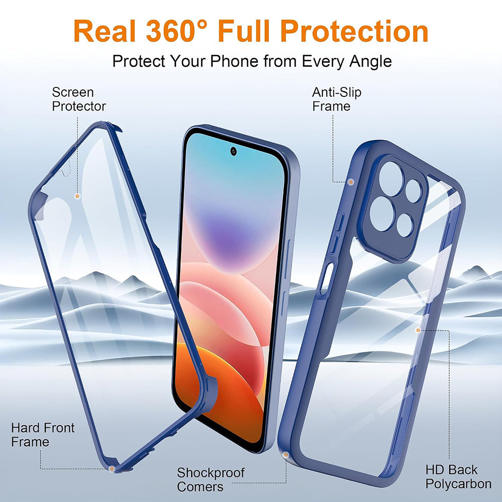 Case for Xiaomi Redmi 17 5G / 17 4G, Techsuit, ColorVerse 360, Blue