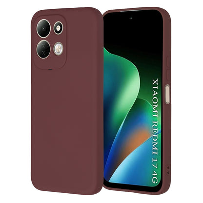 Funda para Xiaomi Redmi 17 5G / 17 4G, Techsuit, SoftFlex, color burdeos