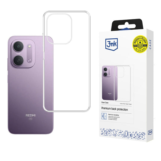 Funda para Xiaomi Redmi 17C 5G, 3MK, Clear, Transparente