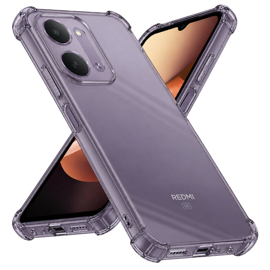 Funda para Xiaomi Redmi 17C 5G, Techsuit, Transparente a prueba de golpes, Ahumada