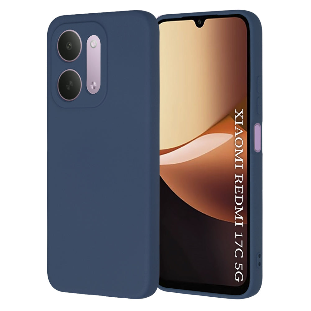 Funda para Xiaomi Redmi 17C 5G, Techsuit, SoftFlex, azul marino